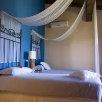 Ginkgos Dormitorio Añil Detalle de las camas